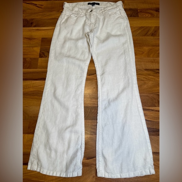 French Connection Pants & Jumpsuits French Connection White 0 Linen